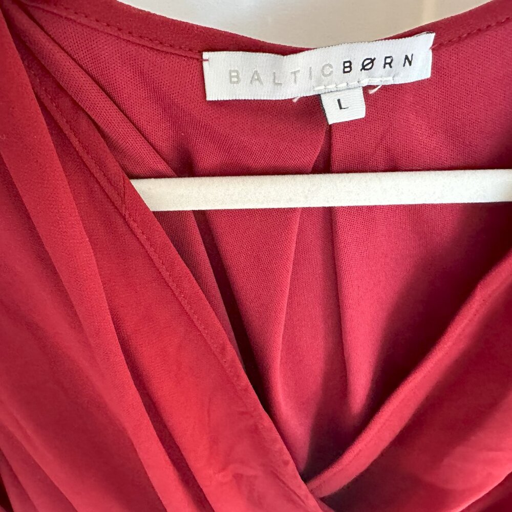 Baltic Born Burgundy Red Maxi Dress